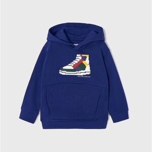 Size 6 Boys Mayoral Blue and Red Sporty Sweatshirt